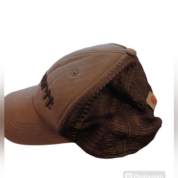 CARHARTT mesh back truckers cap. Mens. Color: Olive. - Picture 3 of 9